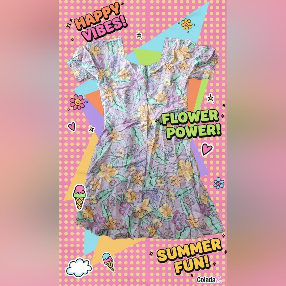 Kids Floral Summer Dress
